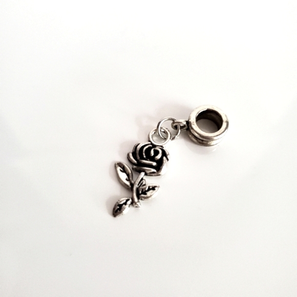Charm pendant, ROSE 🌹 - Picture 4 of 6